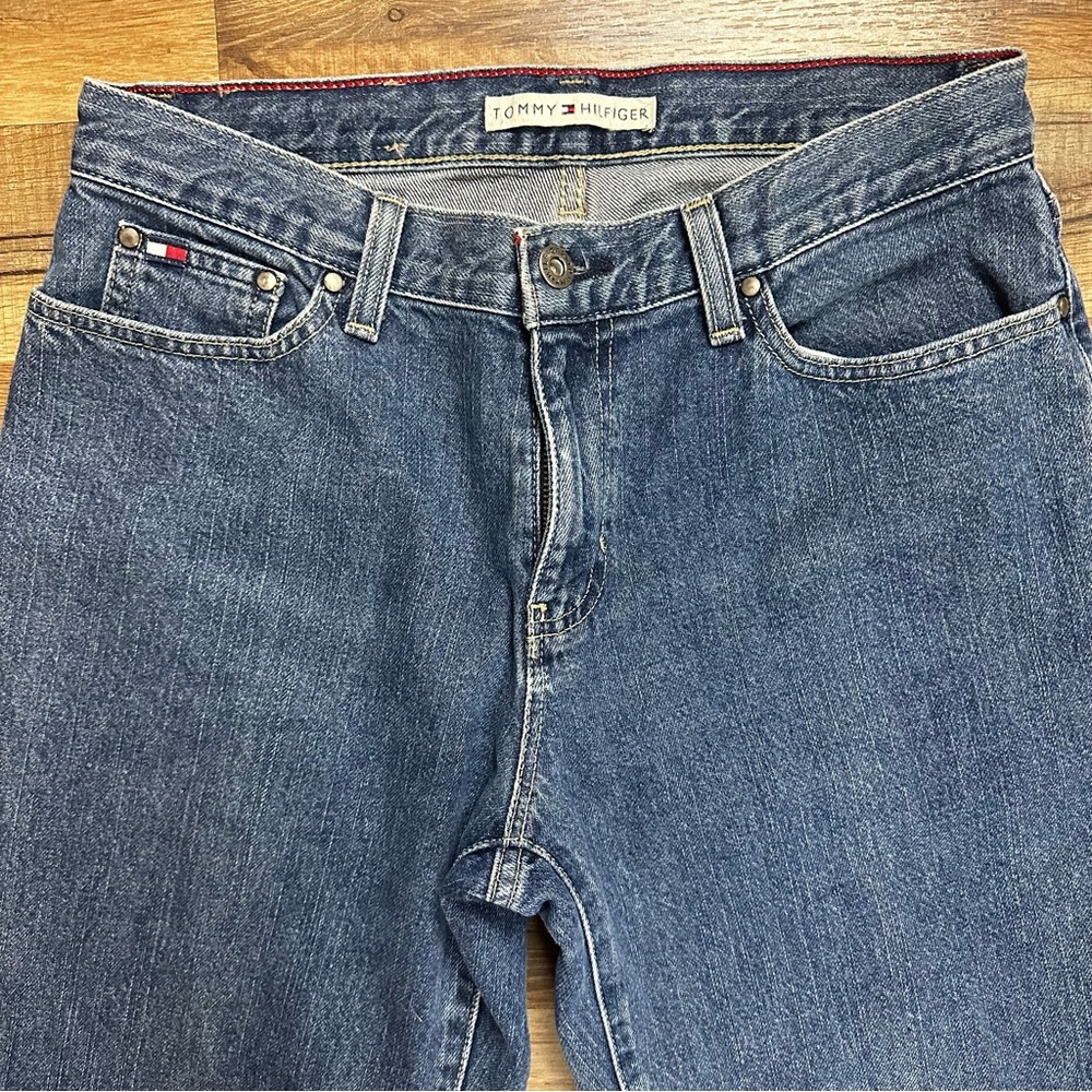 WOMENS VINTAGE HGH RISE TOMMY HILFIGER BOOTCUT JEANS - Picture 7 of 13